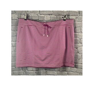 Chico's Zenergy Knit Stripe Skort Women 4 20 Wild Mulberry NWT UPF 50+‎